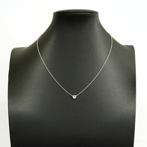 Elsa Peretti Diamonds By The Yard Pendant Necklace Platinum and Diamond