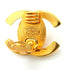 CC Logo Turnlock Clip-On Earrings Metal Gold-Tone Metal