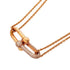 Pendant Necklace 18K Rose Gold Large with Diamond