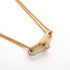 Pendant Necklace 18K Rose Gold Large with Diamond