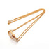 Pendant Necklace 18K Rose Gold Large with Diamond