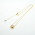 Pendant Necklace Sterling Silver and 18K Yellow Gold