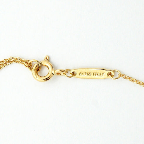 Pendant Necklace Sterling Silver and 18K Yellow Gold