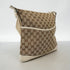 Zip Messenger Bag GG Canvas with Perforated Leather Medium