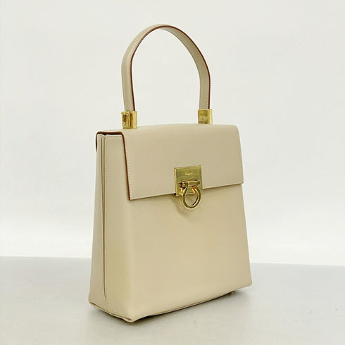 Gancini Convertible Top Handle Bag Leather Mini