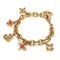 Chain Heart Bracelet Gold