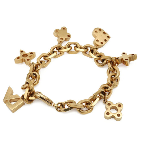 Chain Heart Bracelet Gold