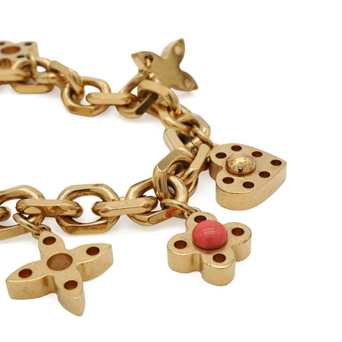 Chain Heart Bracelet Gold
