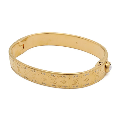 Nanogram Strass Bracelet Gold and Rhinestone