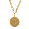 CC Logo Chain Medallion Pendant Necklace Metal