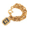 CC Logo Bracelet Gold-Tone Metal