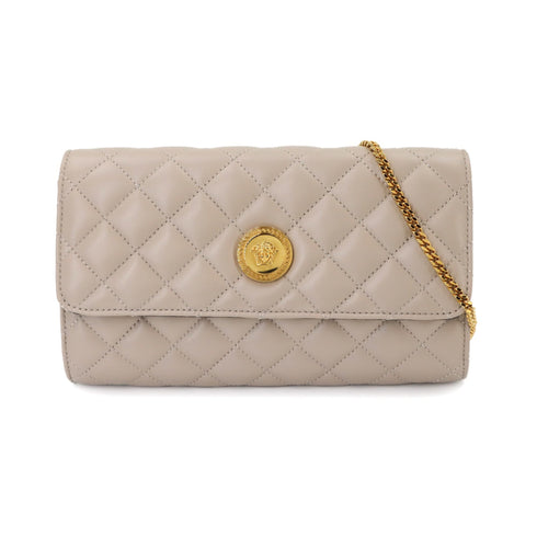 Icon Wallet on Chain Quilted Leather