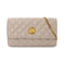 Icon Wallet on Chain Quilted Leather