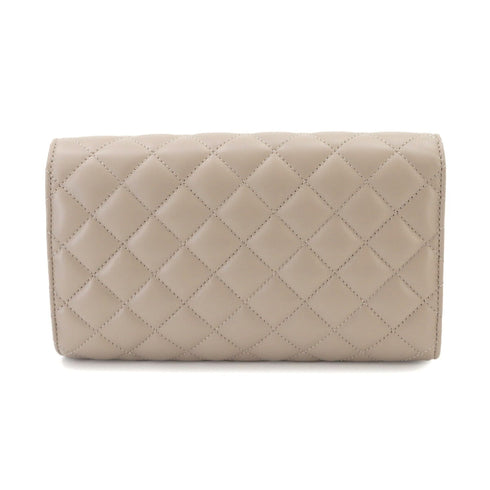 Icon Wallet on Chain Quilted Leather