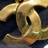 CC Logo Brooch Gold-Tone Metal