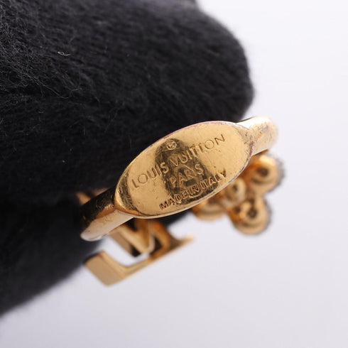 Ring Gold and Metal and Rhinestone