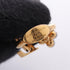Ring Gold and Metal and Rhinestone