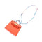 Kelly Twilly Charm Silk and Tadelakt Leather Multi-Color Red Handbag Charm