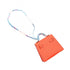 Kelly Twilly Charm Silk and Tadelakt Leather Multi-Color Red Handbag Charm