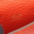 Kelly Twilly Charm Silk and Tadelakt Leather Multi-Color Red Handbag Charm