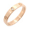 Ring 18K Rose Gold with Diamond Mini