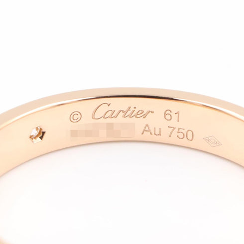 Ring 18K Rose Gold with Diamond Mini
