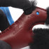 Charm Agneau Milo and Leather Black Bordeaux Rouge H Handbag Charm