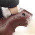 Buddy Charm Agneau Milo and Leather Black and Brown Handbag Charm