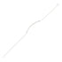 T Smile Pendant Necklace 18K White Gold