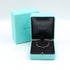 T Smile Pendant Necklace 18K White Gold