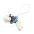 Buddy Charm Agneau Milo and Leather Blue Nuit Green Navy Handbag Charm