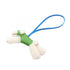 Charm Agneau Milo and Leather Blue Green White Handbag Charm