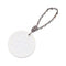 Charm Leather and Swift Leather White and Silver Handbag Charm