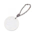 Charm Leather and Swift Leather White and Silver Handbag Charm