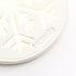 Charm Leather and Swift Leather White and Silver Handbag Charm