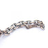 Charm Leather and Swift Leather White and Silver Handbag Charm