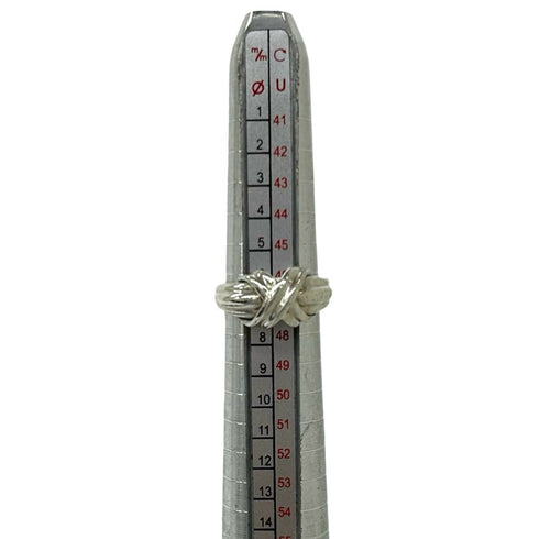 Vintage Signature Cross Ring Sterling Silver