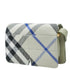 Snip Shoulder Bag Check Jacquard with Leather