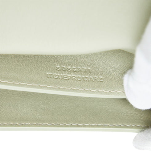 Snip Shoulder Bag Check Jacquard with Leather