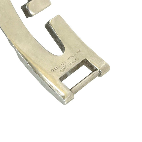 Cutout G Bracelet Sterling Silver