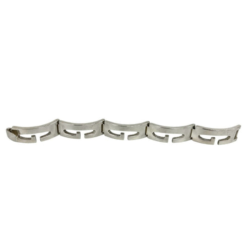 Cutout G Bracelet Sterling Silver