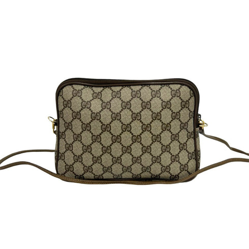 Vintage Camera Bag GG Coated Canvas Small
