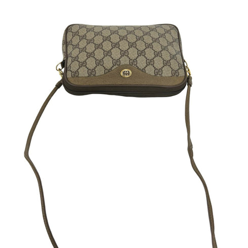 Vintage Camera Bag GG Coated Canvas Small