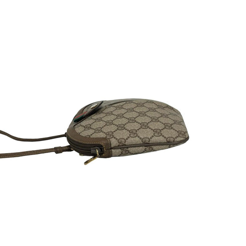 Vintage Web Crossbody Bag GG Coated Canvas Small