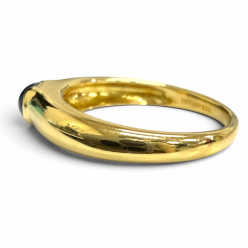 Vintage Ring 18K Yellow Gold with Sapphire