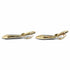 Vintage Clip-On Earrings Rhinestone Clip-On Gold-Tone Metal