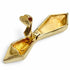Vintage Clip-On Earrings Rhinestone Clip-On Gold-Tone Metal