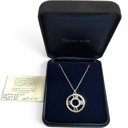 Atlas Pendant Necklace 18K White Gold