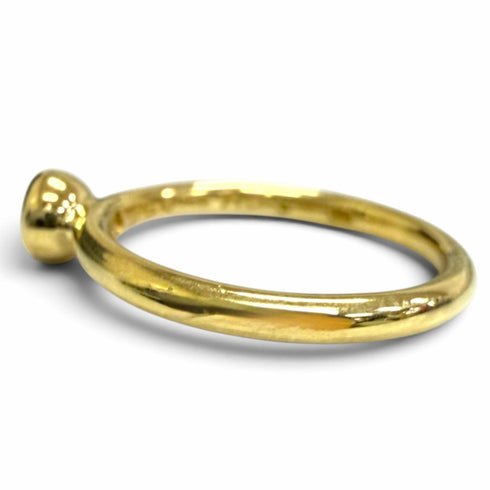 Vintage Ring 18K Yellow Gold with Emerald