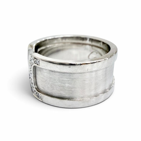 C de Cartier Ring 18K White Gold